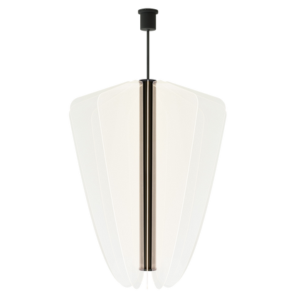 Visual Comfort Modern Nyra Chandelier Black, Nightshade Black
