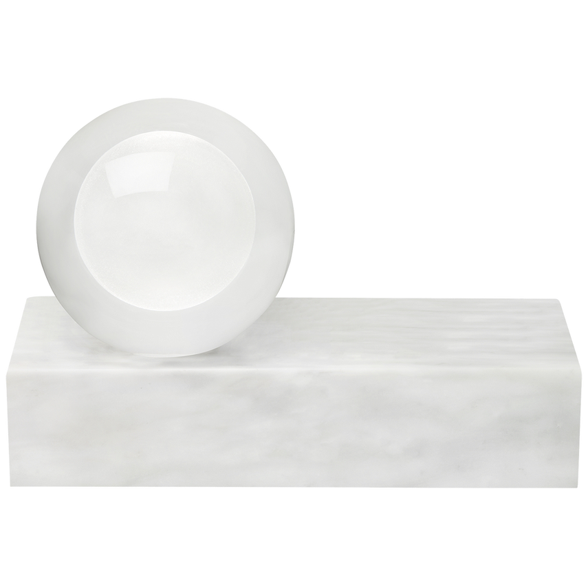 Mina Table Lamp, 1-Light, LED, White Marble, 7.25"H (700PRTMINAWM-LED927 70PDEVP)