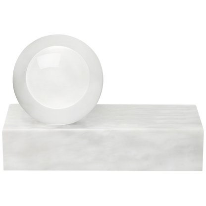 Mina Table Lamp, 1-Light, LED, White Marble, 7.25"H (700PRTMINAWM-LED927 70PDEVP)