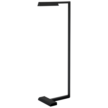 Visual Comfort Modern Dessau Floor Lamp Black, Nightshade Black