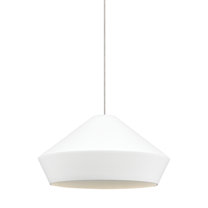 Visual Comfort Modern Brummel Pendant Nickel, Satin Nickel