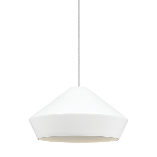 Visual Comfort Modern Brummel Pendant Nickel, Satin Nickel