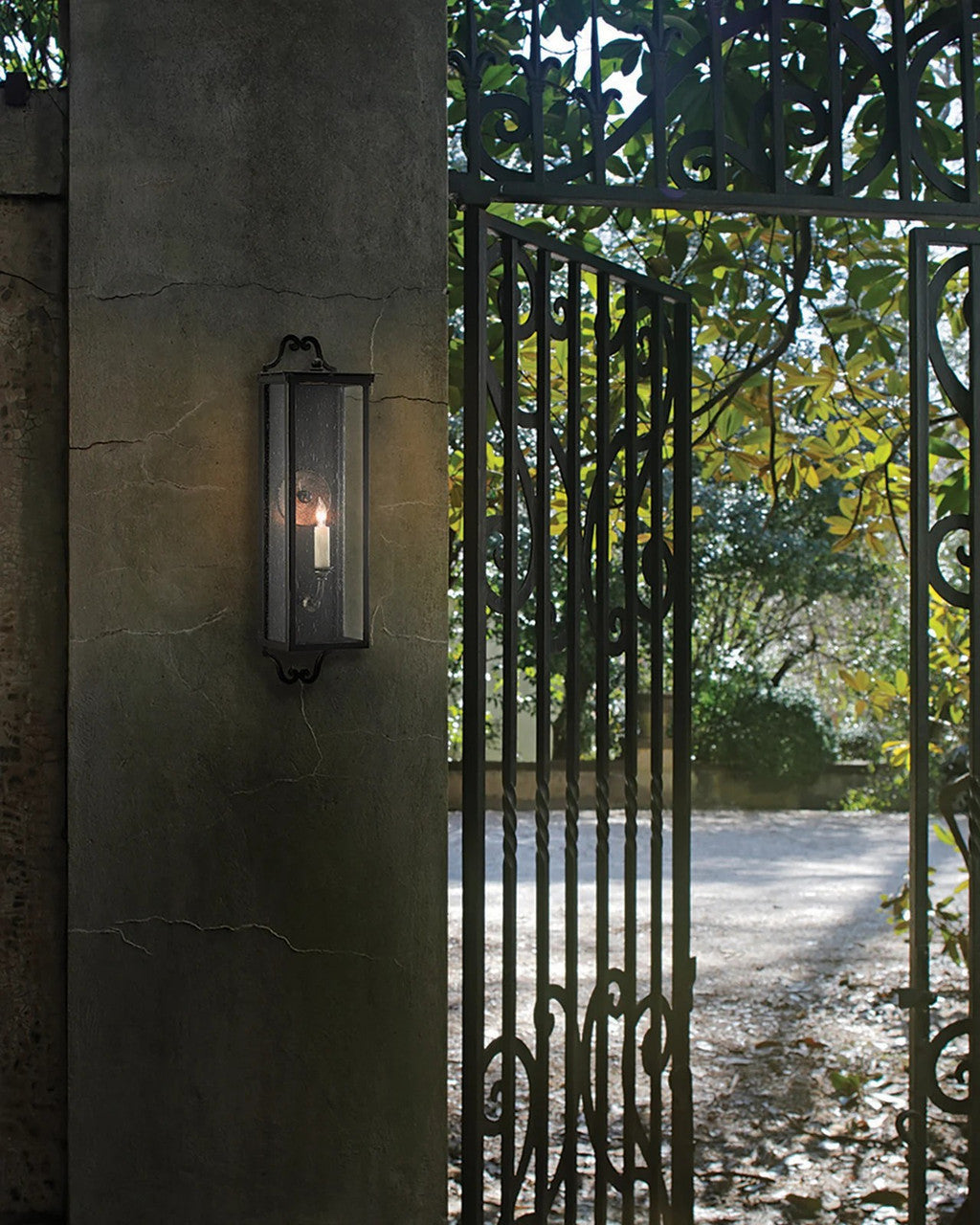 Giatti Small Outdoor Wall Sconce, Currey and Company (5500-0009 KKTV)