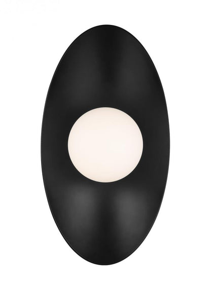 Visual Comfort Modern Joni Outdoor Wall Sconce Black, Matte Black