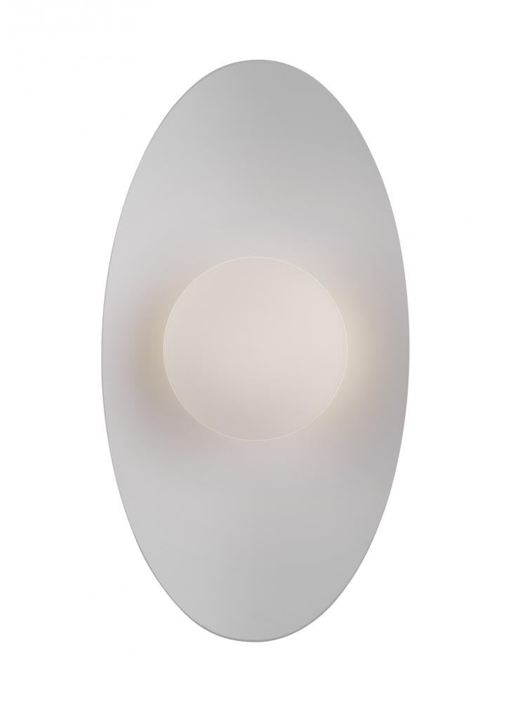 Visual Comfort Modern Joni Outdoor Wall Sconce Matte Black, Matte White