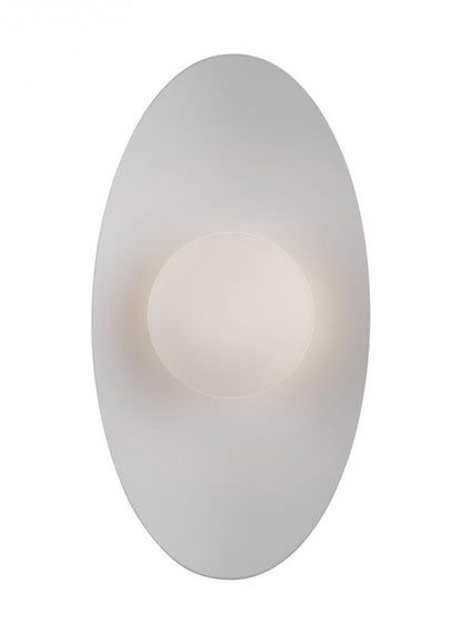 Visual Comfort Modern Joni Outdoor Wall Sconce Matte Black, Matte White