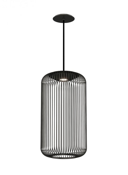 Visual Comfort Modern Kai Pendant Black, Nightshade Black
