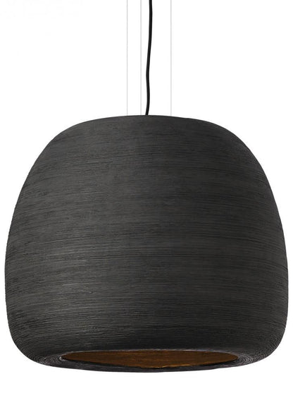 Visual Comfort Modern Karam Pendant Black