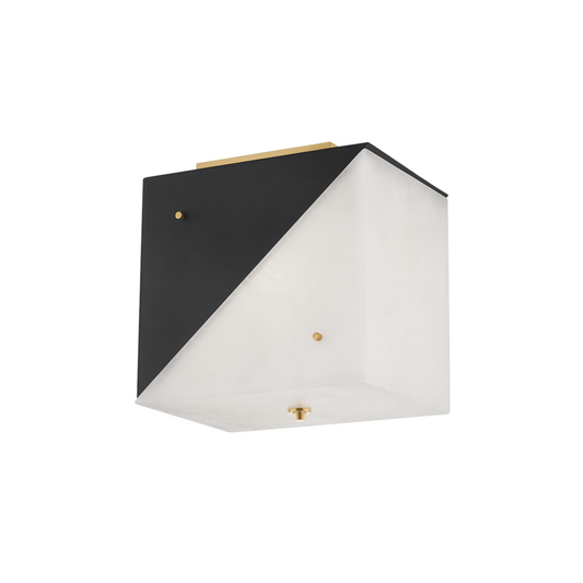 Hudson Valley Ratio Flush Mount Aged Brass