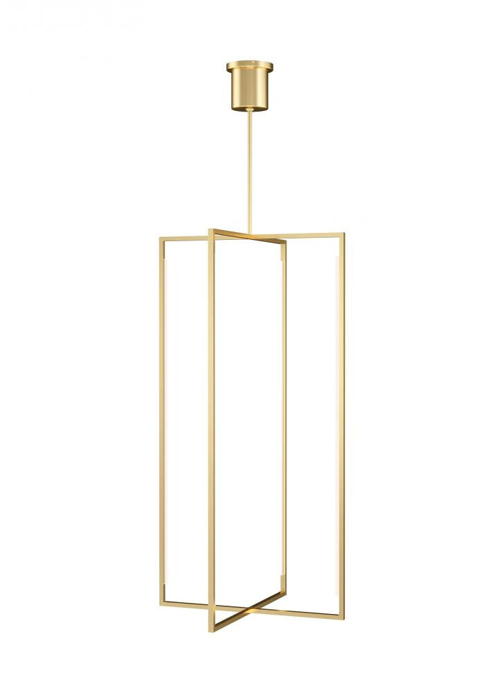Visual Comfort Modern Kenway Pendant Natural Brass