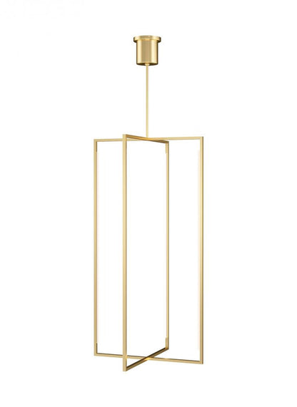 Visual Comfort Modern Kenway Pendant Natural Brass