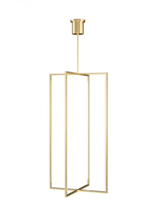 Visual Comfort Modern Kenway Pendant Natural Brass
