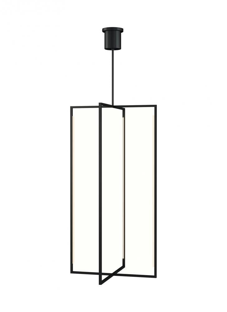 Visual Comfort Modern Kenway Pendant Nightshade Black