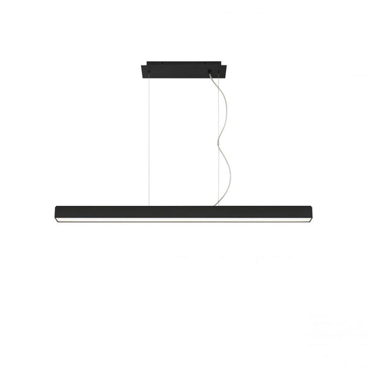 Visual Comfort Modern Knox Linear Chandelier Nickel, Satin Nickel