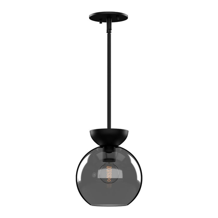 Kuzco Lighting Inc Arcadia 8-in Pendant Black/Smoked