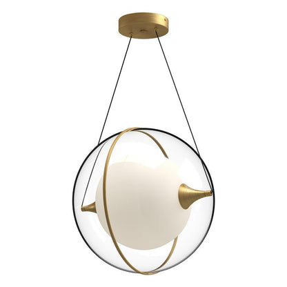 Kuzco Lighting Inc Aries 16-in LED Pendant Brushed Gold