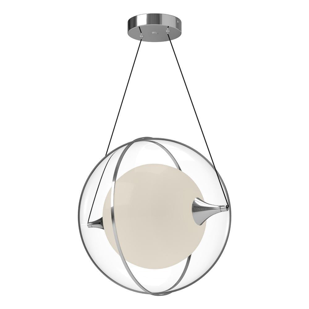 Kuzco Lighting Inc Aries 16-in LED Pendant Chrome