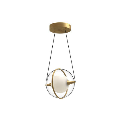 Kuzco Lighting Inc Aries 8-in LED Pendant Brushed Gold