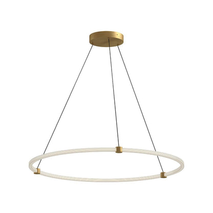 Kuzco Lighting Inc Bruni 40-in LED Pendant Brushed Gold