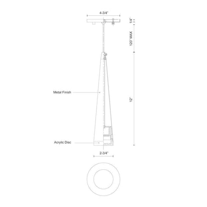 Pendants-Kuzco Lighting Inc-401214-LED