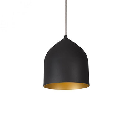 Kuzco Lighting Inc Helena 8-in LED Pendant Black/Gold