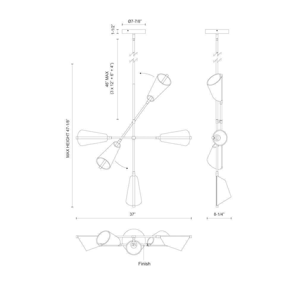 Chandeliers-Kuzco Lighting Inc-CH62737