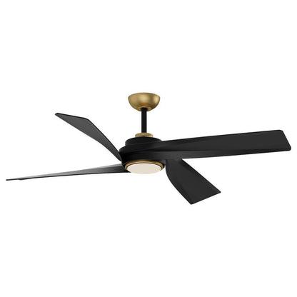 Kuzco Lighting Inc Horizon 56-in LED Ceiling Fan Brushed Gold