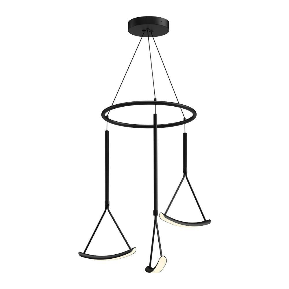 Kuzco Lighting Inc Mobil LED Chandelier Black