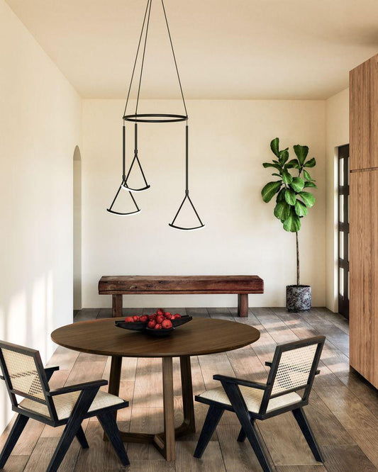 Kuzco Lighting Inc Mobil 27-in Black LED Chandelier