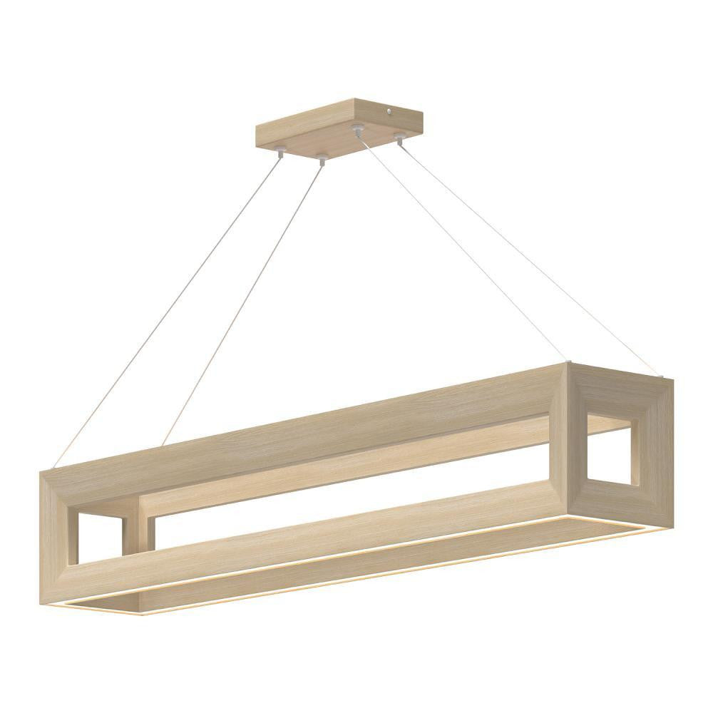 Kuzco Lighting Inc Morina 42-in LED Linear Pendant White Oak