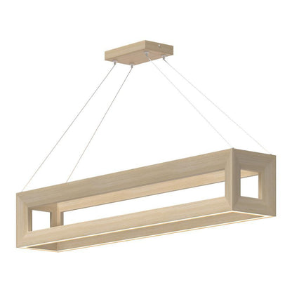 Kuzco Lighting Inc Morina 42-in LED Linear Pendant White Oak