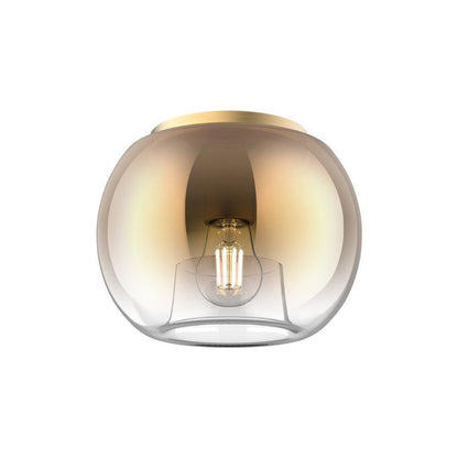 Kuzco Lighting Inc Samar 8-in Flush Mount Brushed Gold/Copper