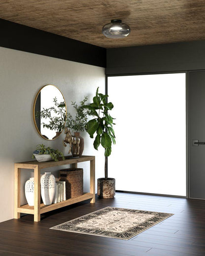 Kuzco Lighting Inc Trinity 14-in Black/Smoked LED Semi-Flush Mount