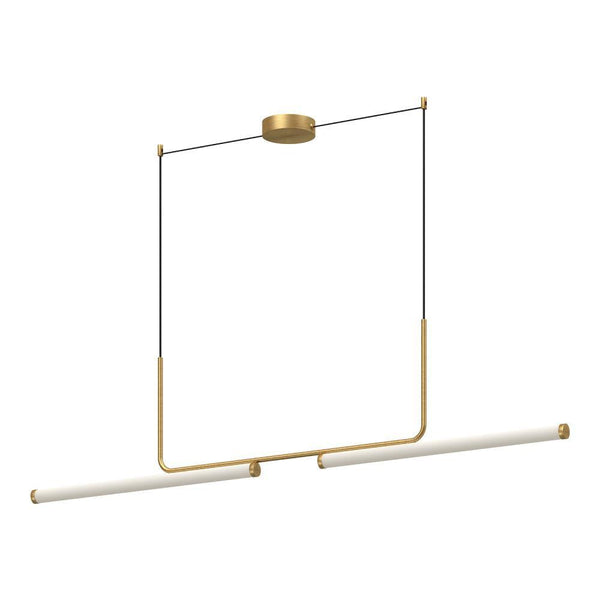 Kuzco Lighting Inc Vesper 73-in LED Linear Pendant Brushed Gold