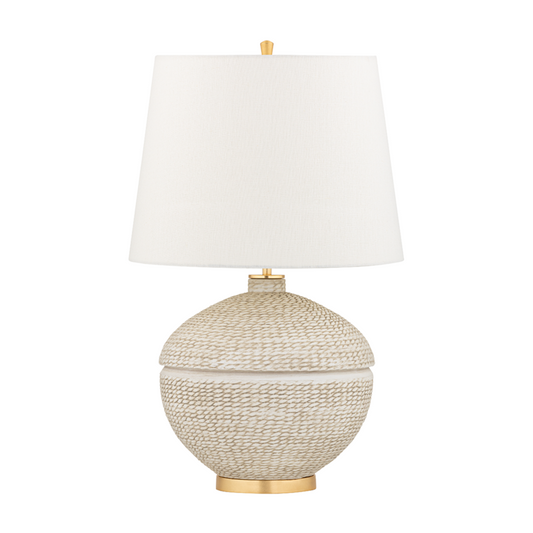 Hudson Valley Katonah Table Lamp Gold Leaf