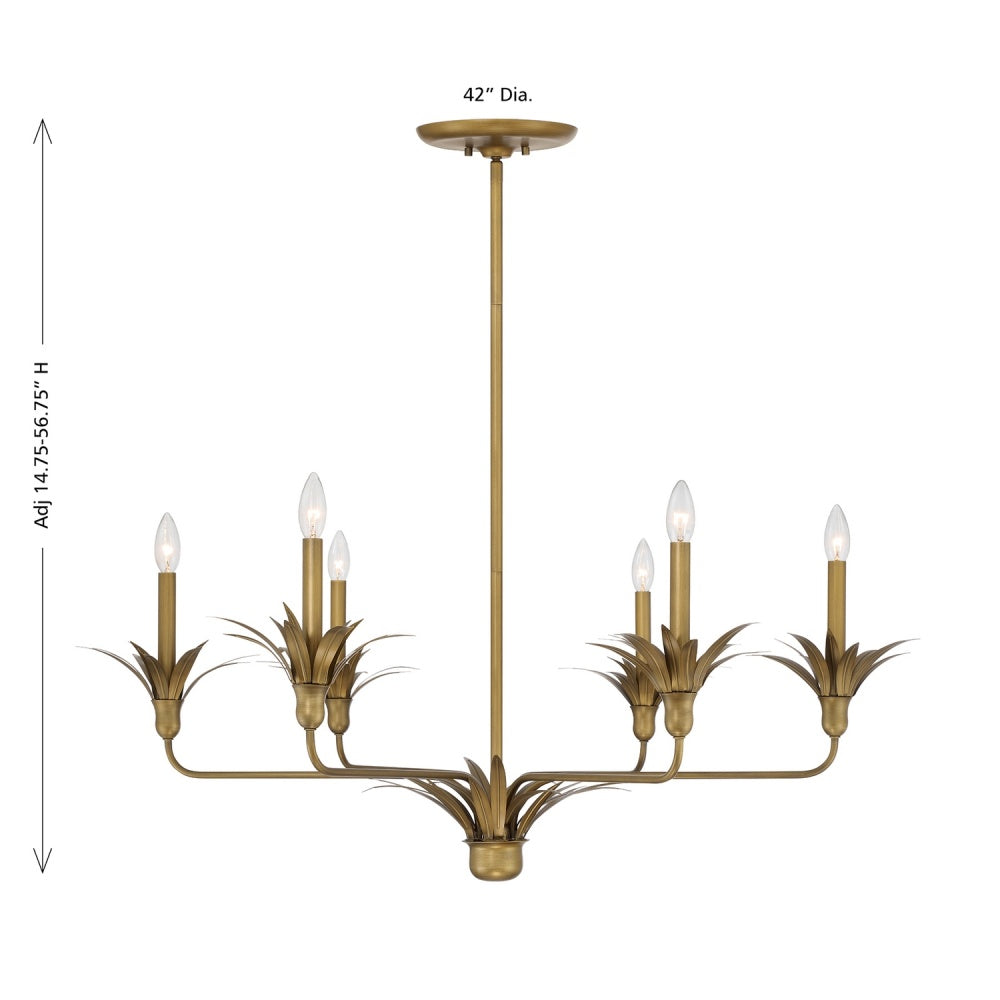 strathmore 6 light chandelier in 1 1260 6 128
