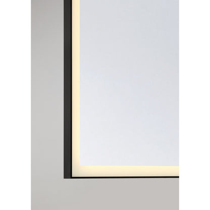 paulding 42 x 60 led frontlit mirror with black frame in 2 1