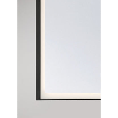 paulding 42 x 60 led frontlit mirror with black frame in 2 1