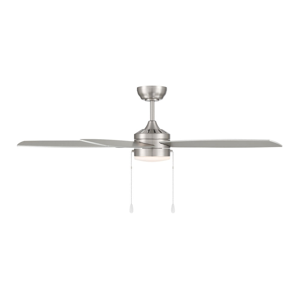52 led ceiling fan with opal glass light kit in m2029 128