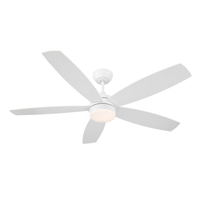 52 led ceiling fan with opal glass light kit in m2029 128