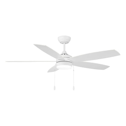 52 led ceiling fan with opal glass light kit in m2029 128