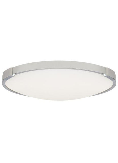 Visual Comfort Modern Lance Flush Mount Chrome
