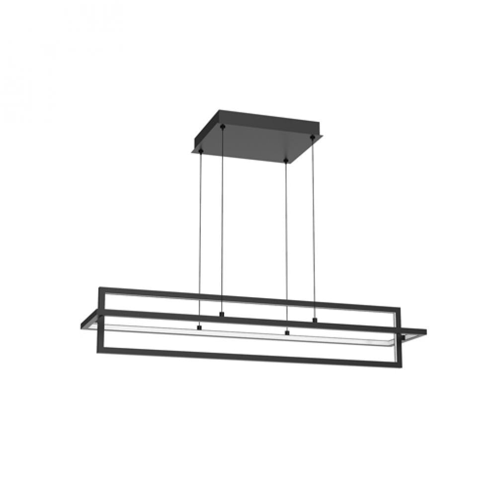 Kuzco Lighting Inc Mondrian 36-in LED Linear Pendant Black