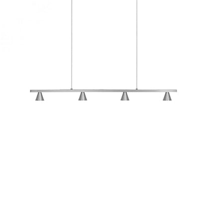 Kuzco Lighting Inc Dune 37-in LED Linear Pendant Brushed Nickel