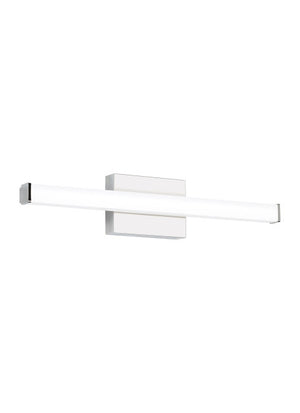 Visual Comfort Modern Lufe Square Bath Vanity Chrome