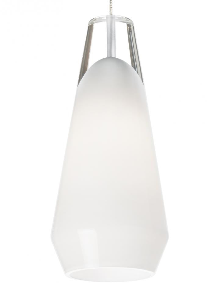 Visual Comfort Modern Lustra Pendant Nickel, Satin Nickel