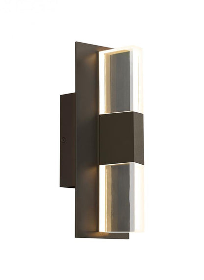 Visual Comfort Modern Lyft Outdoor Wall Sconce Black