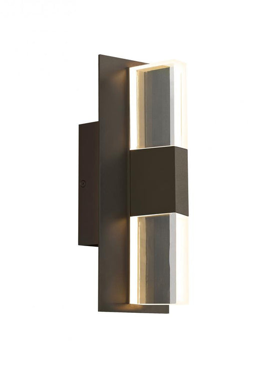 Visual Comfort Modern Lyft Outdoor Wall Sconce Black
