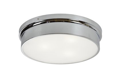 Matteo Lighting Ciotola 15-in Flush Mount Chrome