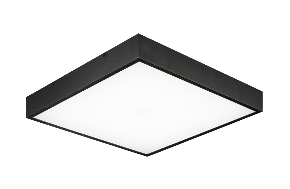 Matteo Lighting Kashi 14-in LED Flush Mount Oxidized Black